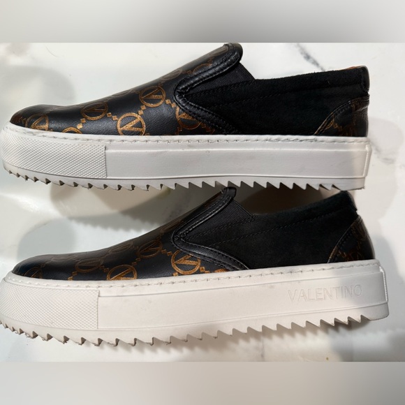 Valentino by Mario Valentino Regina Leather & Suede Slip-On Sneaker - Picture 2 of 12